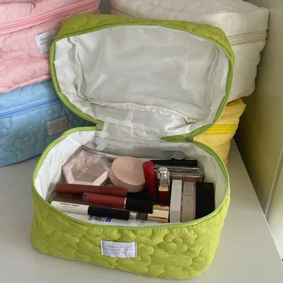 2024 NEW FLOWER PATTERN MAKEUP BAG – COSMETIC TOILETRY ORGANIZER ZIPPER TRAVEL POUCH FOR WOMEN