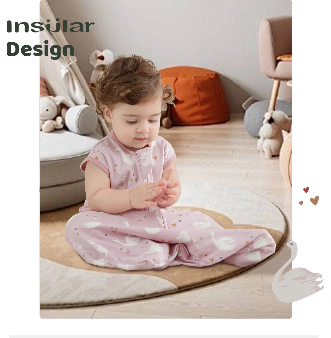 New Cotton Fabric Baby Sleeping Bags Sleeveless Vest Newborn Child Anti-kick Quilt Summer Thin Two Way Zipper Baby Sleeping Sack
