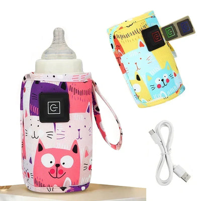 Baby Milk Warmer Baby Nursing Bottle Heater, Portable USB Bottle Warmer for Car, Outdoor Travel Accessories Outdoor Portable