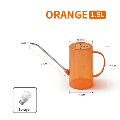 1/1.5l Long Spout Watering Can With Gardening Shovel Set Garden Irrigation Spraying Pot For Indoor Outdoor Plants Flower Office