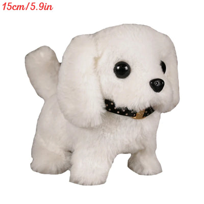 9 Styles Realistic Plush Simulation Smart Dog Children Toy Can Walking And Call Electric Plush Robot Pet Dog Toddler Christmas