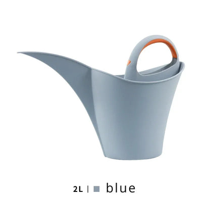 2L Plastic Long Mouth Watering Can Wear-resistant Large Capacity Flower Watering Pot With Handle Watering Tools Garden Supplies
