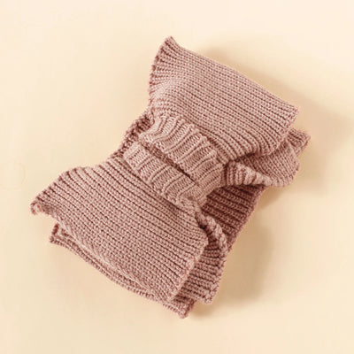 Baby Crochet Hook Fashion Hair Accessories Winter Top Knot Hairband For Kids Children Warm Bow Turban