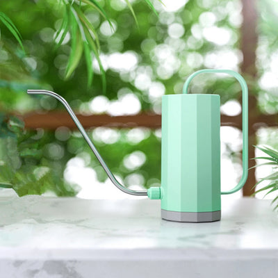 1000ml Plant Watering Can Stainless Steel Curved Mouth Watering Pot Household Removable Nozzle Multi-function Bonsai Garden Tool