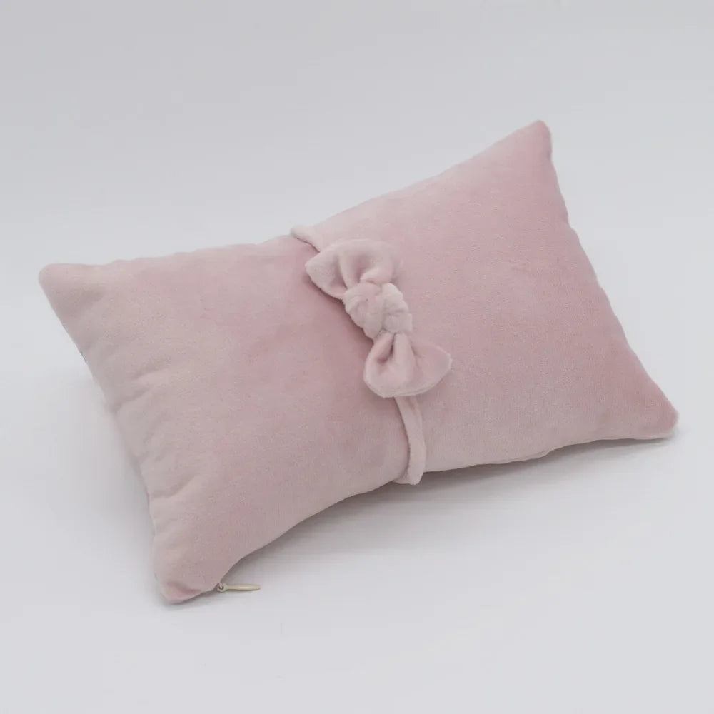 Baby Girl Headband Newborn  Photography Props Pillow Mat Cushion Photography Accessories Bowknot Headwear