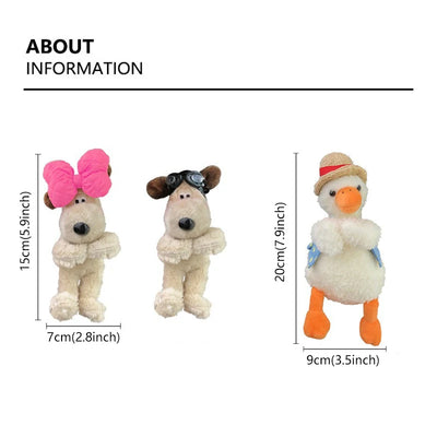 PLUSH PUPPY CAR WIPER ORNAMENT – CUTE BOWKNOT DOG DECORATION FOR TURN SIGNAL & DASHBOARD