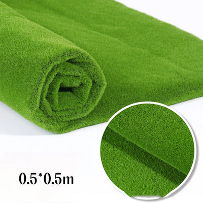 Artificial Moss Turf Simulation Grass Mat Garden DIY Micro Landscape Bonsai Decoration Wall Green Lawn Dollhouse Decor 15/30/50c