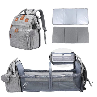 TOP Shoulder Bed Mosquito Proof Mommy Cart Large Capacity Mother And Baby Bag Gift Toys Women Backpack Mother And Baby  Backpack