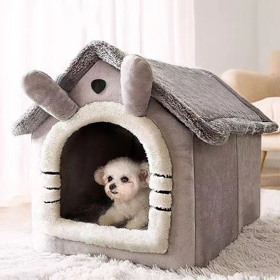 All Seasons Warm Washable Cat Dog Cushion, House Indoor Soft Removable Cushion Pet Bed Kennel for Small Medium Pets Durable Pet Supplies