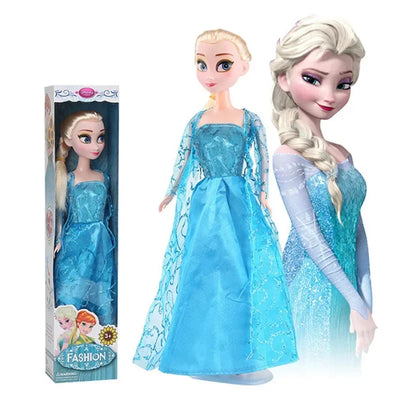 Disney Frozen 2 Elsa Anna Figure Princess Doll Toys Snow Queen Boys Girls Toys Elsa Dolls Clothes for Dolls