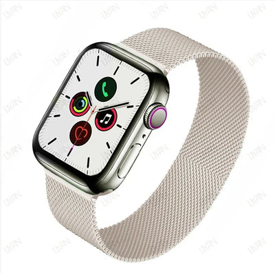 Milanese Loop for apple watch band 44mm 45mm 40mm 41mm 38-42mm pride bracelet iwatch series 9 8 7 6 SE 5 4 3 ultra 2 49mm strap