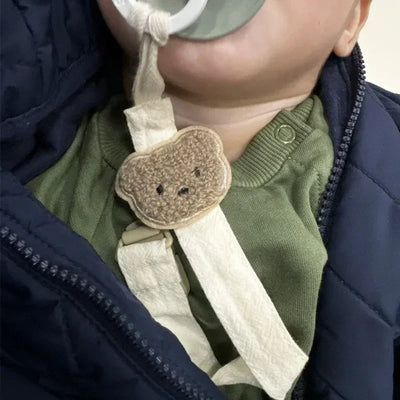 New Cute Bear Baby Pacifier Chain Clips Holders Anti-drop Chain Cartoon Teething Clips Teether Toy Soother Pacifier Strap