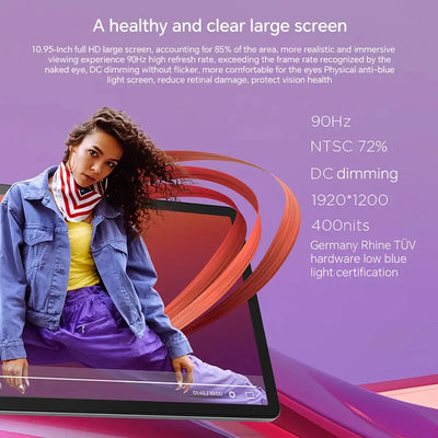 Lenovo Zhaoyang Tab K10 M11 Global Rom 8GB 128GB Wifi TB330FU MTK Helio G88 10.95'' 90Hz Display 7040mAh Android 13 Table