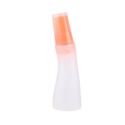1 Pcs Portable Silicone Oil Bottle with Brush Grill Oil Brushes Liquid Oil Pastry Kitchen Baking BBQ Tool Kitchen Tools for BBQ