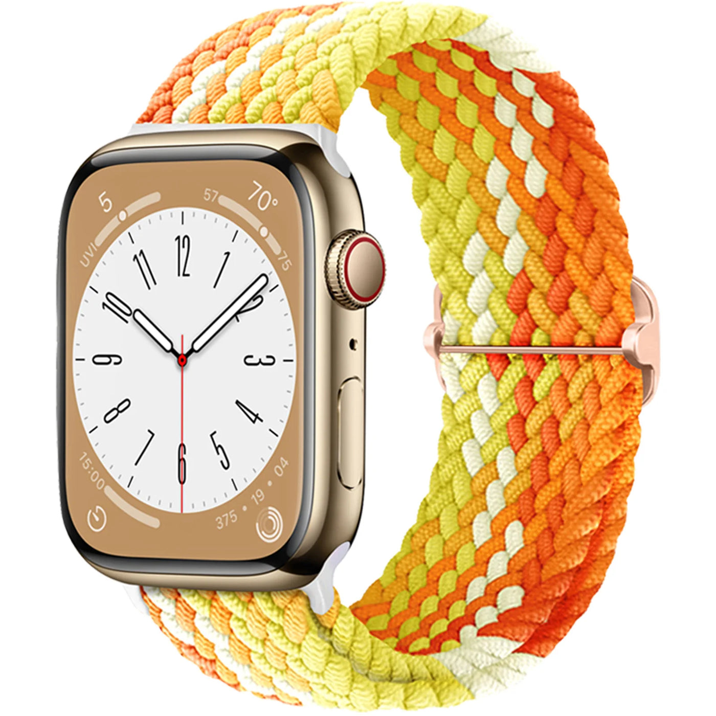 Braided Solo Loop For Apple watch band 45mm 44mm 40mm 49mm 38 41mm Elastic correa bracelet series 8 9 5 4 3 SE 6 7 Ultra 2 strap