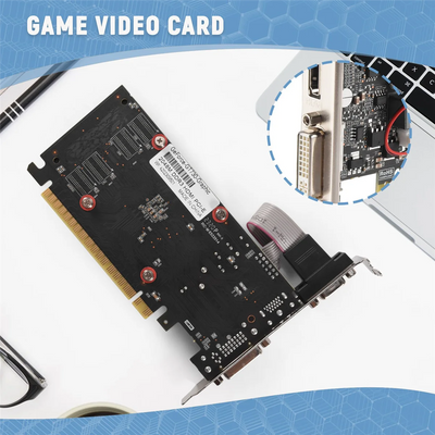 GT730 image Card 64Bit GDDR3 GT 730 D3 Game Video Cards GeforceHDMI Dvi VGA Video Card