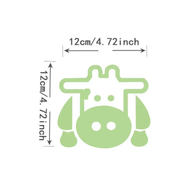 Cartoon Glow in the Dark Sticker Light Switch Sticker Luminous Wall Stickers Decal for Kids Room Decoration Home Decor Cat Fairy