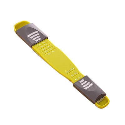 Adjustable Kitchen Scales Measure Cup Double End Eight Stalls Measuring Spoon For Salt Soup Coffee Tea Powder Kitchen Gadgets