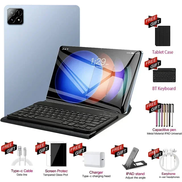 XIOA NEW Pad 7 Pro 2025 Global Version Original Tablet Android 14 Snapdragon 16GB 1024GB 5G Dual SIM Card WIFI HD 4K Tablet PC