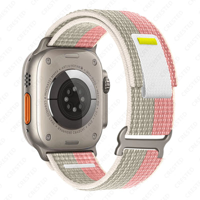 Trail Strap For Apple Watch Ultra 2 Band 49mm 45mm 44mm 42mm 40mm 41mm 38mm Nylon bracelet correa iwatch series10 9 8 7 6 5 4 SE