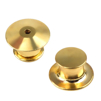 10/20Pcs Metal Locking Pin Back Locking Pin Keeper Clasp DIY Backing Brooch Lapel Safety Hold Lock Jewelry Making Accessories