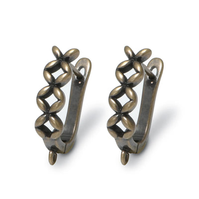 Bronze Musical Note Earrings Findings For DIY Jewelry Earring Hooks Accessory for Jewelry Handmade  Making Supplies