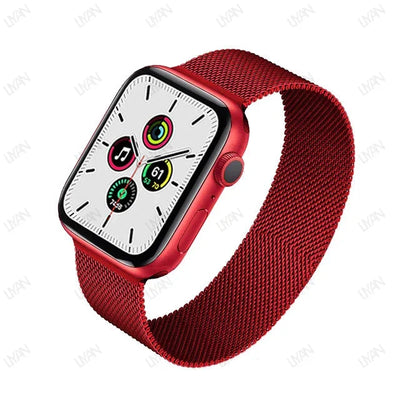 Milanese Loop for apple watch band 44mm 45mm 40mm 41mm 38-42mm pride bracelet iwatch series 9 8 7 6 SE 5 4 3 ultra 2 49mm strap