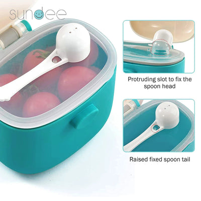 Baby Milk Powder Box with Scoop Portable Infant Formula Dispenser Baby Food Storage Box Toddler Snacks Container Milk Powder Can