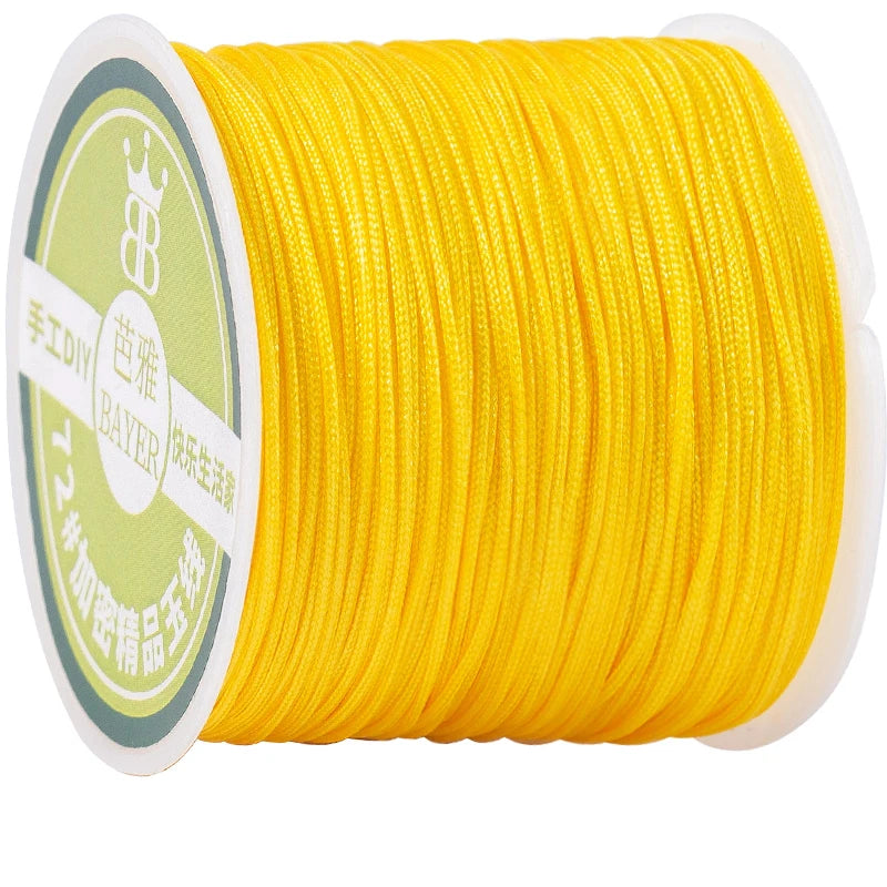 10meters 0.8mm Nylon Thread Cord Macrame Rope Bracelet Braided String For DIY Tassels Beading String Jewelry Making Accessories