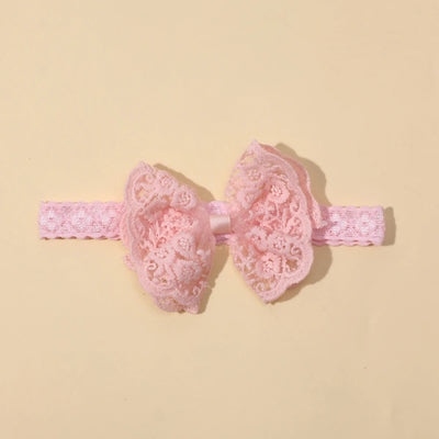 Headbands for Girl Soft Elastic Lace Bow Baby Girl Hair Band Children Turban Kids Headwear Hair Accessories for Newborn Infant