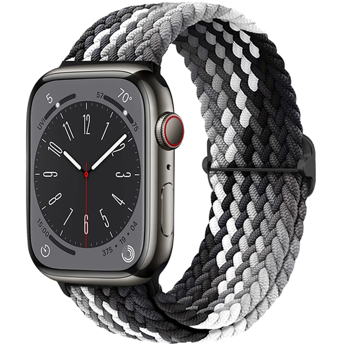 Braided Solo Loop For Apple watch band 45mm 44mm 40mm 49mm 38 41mm Elastic correa bracelet series 8 9 5 4 3 SE 6 7 Ultra 2 strap