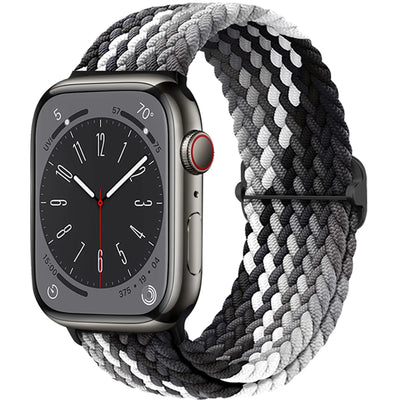 Braided Solo Loop For Apple watch band 45mm 44mm 40mm 49mm 38 41mm Elastic correa bracelet series 8 9 5 4 3 SE 6 7 Ultra 2 strap