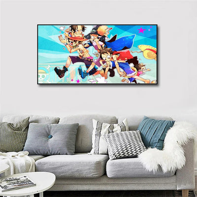 Unframed famous Japan anime One piece canvas print poster for living home home decor Cartoon wall art picture painting