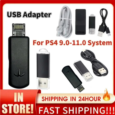 One-Key JB Tool Mod Kit JB USB Adapter with Type-C Cable Kit Game Accessories for PS4/PS4 Pro/PS4 Slim 9.0-11.0 System