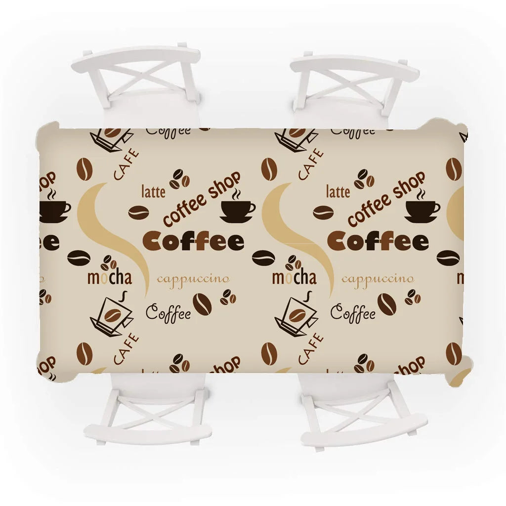 Tablecloth Model Retro Coffee Waterproof dining table Nauble Ceremony Decoration Rectangular tablecloth Kitchen Textile For the