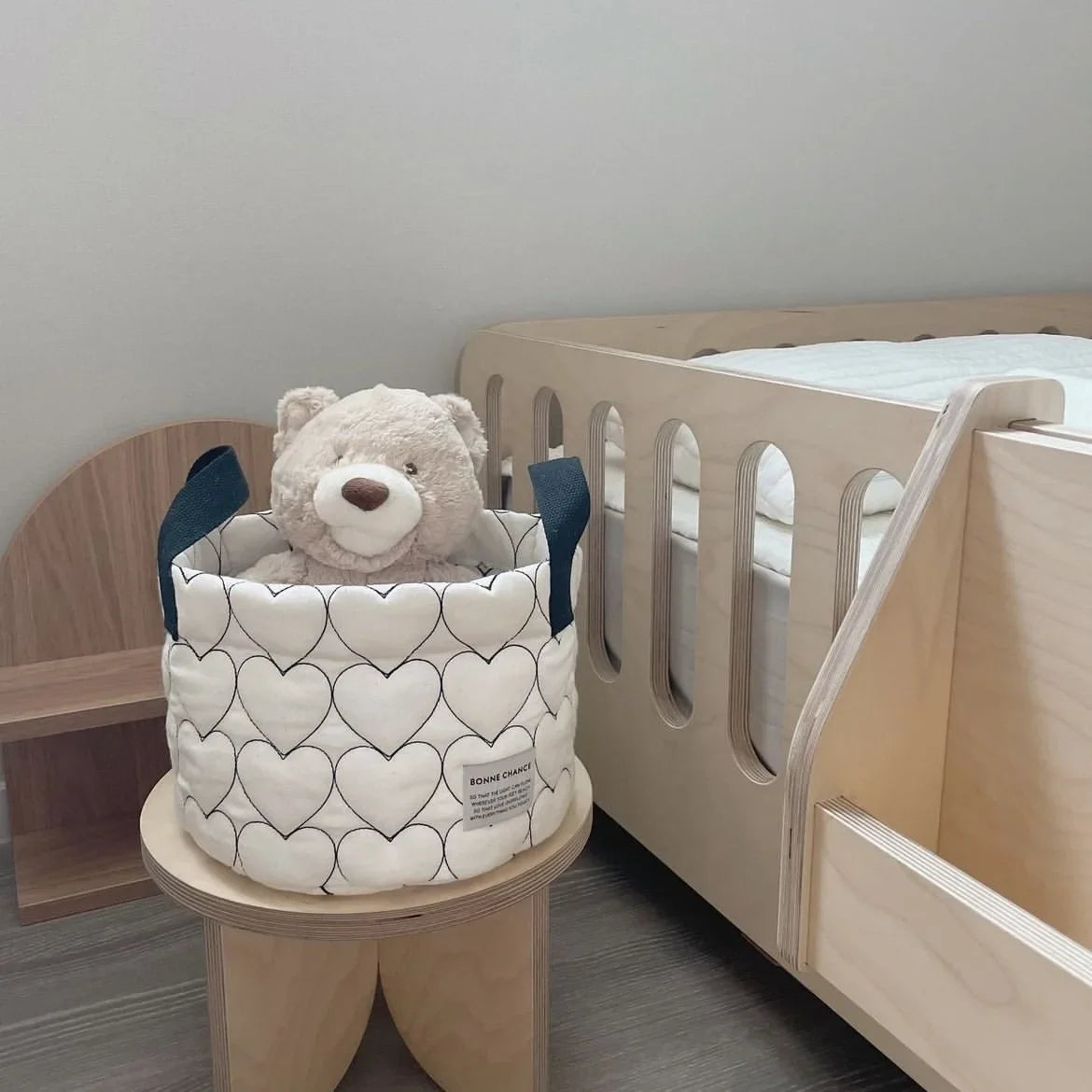 South Korea Ins Dirty Clothes Storage Basket Baby Diaper Storage Basket Home Quilted Children's Toys Clutter Sorting Basket
