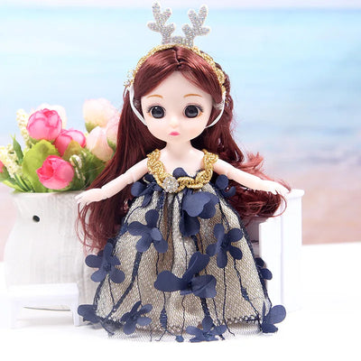 Mini multi-joint Molly girl doll 17 cm changeable constant tide confused Barbie doll