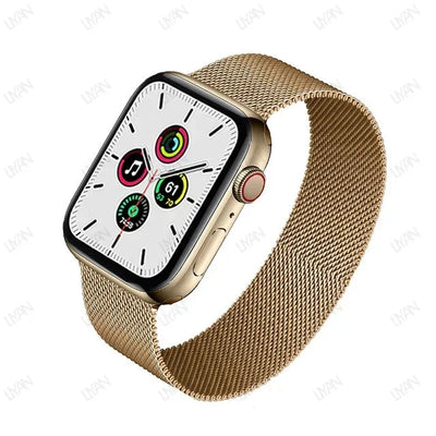 Milanese Loop for apple watch band 44mm 45mm 40mm 41mm 38-42mm pride bracelet iwatch series 9 8 7 6 SE 5 4 3 ultra 2 49mm strap