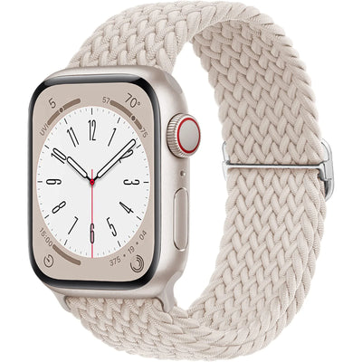 Braided Solo Loop For Apple watch band 45mm 44mm 40mm 49mm 38 41mm Elastic correa bracelet series 8 9 5 4 3 SE 6 7 Ultra 2 strap