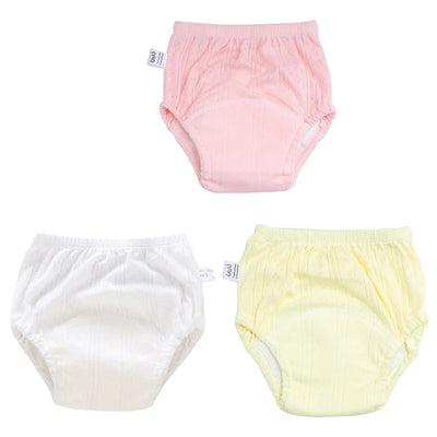 3PCS/LOT NEWBORN COTTON TRAINING PANTS SUMMER BABY SHORTS WASHABLE REUSABLE CLOTH DIAPERS INFANT NAPPIES