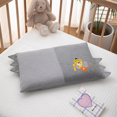 Cartoon Pattern Children's Pillow Removable Washable Baby Pillow with Zipper Household Breathable Cotton Boys Girls Pillow