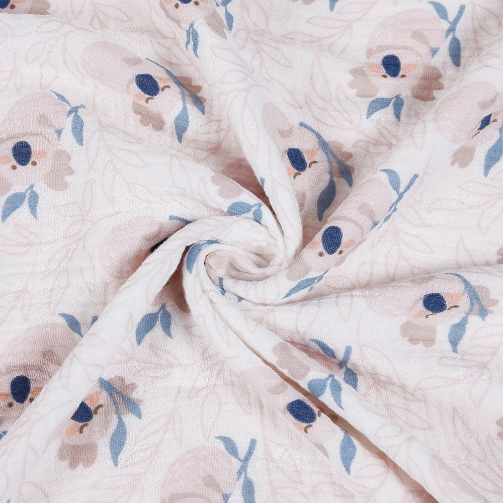 Elinfant Baby Bath Towels Soft Newborn Hooded Towel Blanket,100% Cotton Crepe Cloth Baby Bathrobe