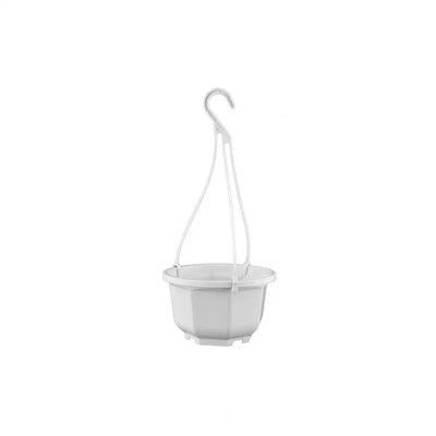 Plastic Holes Octagonal Flowerpot Anti-sun Hanging Flower Pot With Hook Reusable Corrosion-resistant Plant Pot For Garden