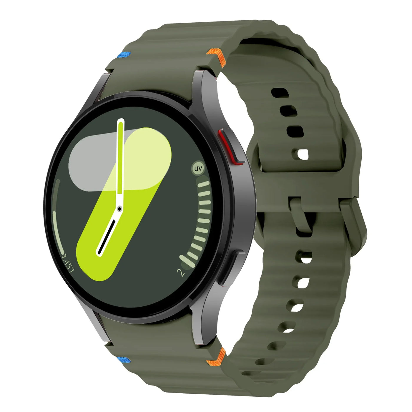 Original Silicone band for Samsung Watch 7 6 5 pro 44mm 40mm 45mm FE Sport Bracelet For Galaxy Watch 6Classic 43mm 47mm Strap
