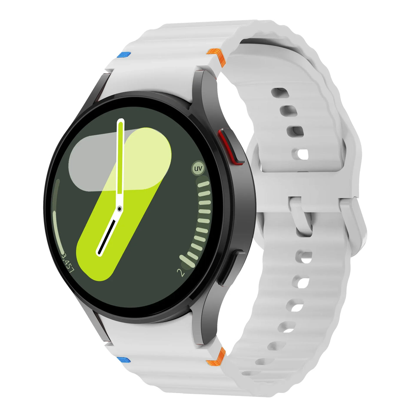 Original Silicone band for Samsung Watch 7 6 5 pro 44mm 40mm 45mm FE Sport Bracelet For Galaxy Watch 6Classic 43mm 47mm Strap
