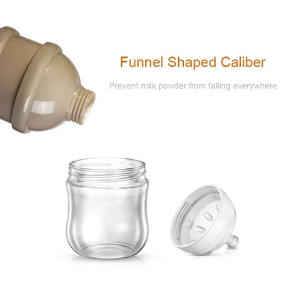 Colored Milk Powder Box Convenient and Portable Milk Powder Box Toddler 3-Tier Food Container Portion Travel Snack Container