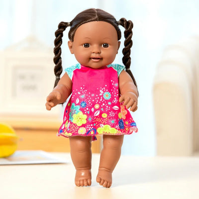 Realistic Baby Doll for Baby, Silicone Doll Figure, Soft Rubber Toy for Role-playing Sleeping and Dress-up, Kids Christmas Gifts