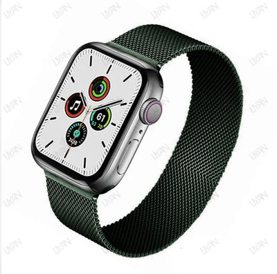 Milanese Loop for apple watch band 44mm 45mm 40mm 41mm 38-42mm pride bracelet iwatch series 9 8 7 6 SE 5 4 3 ultra 2 49mm strap