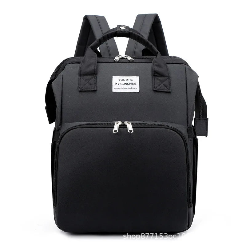 New Upgraded Minimalist Bag Portable Foldable Backpack Multifunctional Large Capacity Crib Mother Baby Mommy Bags Women Backpack