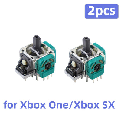 2Pcs Replacement 3D Analog Joystick for PS5/PS4/Switch Pro/Xbox One/Series Controller ThumbStick Repair Parts Accessory